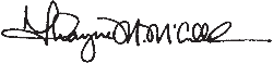 Thayne M. McCulloh signature