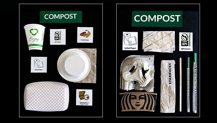 Compost shadow boxes