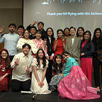 Group photo of the International Student Union.