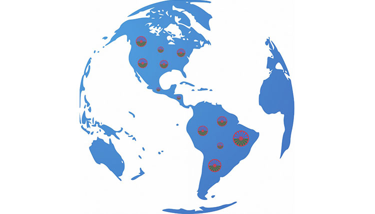 The Romani Memory Map of the Americas.
