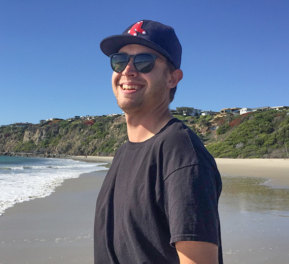 Portrait of Christopher Chapin, Gonzaga University Philosophy graduate student. 