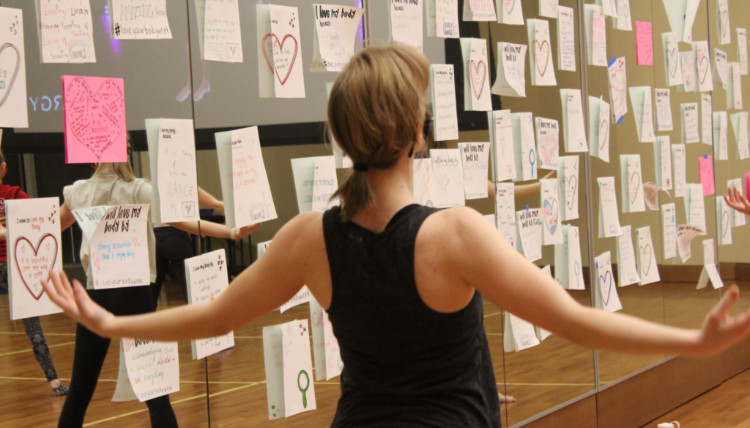 Image of student dancing