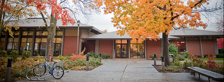 Entrance to Cataldo Hall