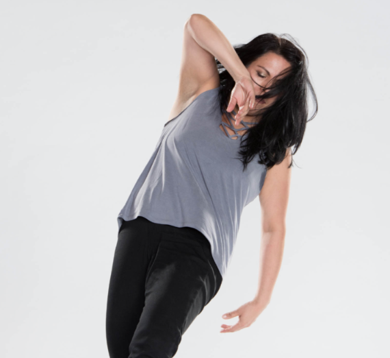 Cynthia Gutierrez in a dance pose. 