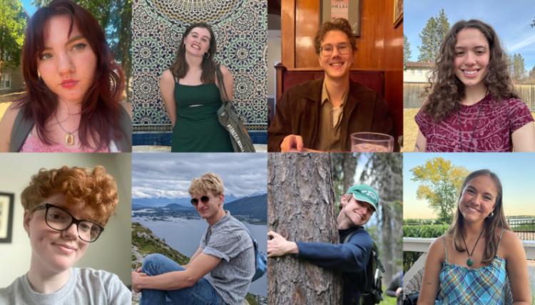 2024 Morris Fellows.  Eight undergraduate researchers