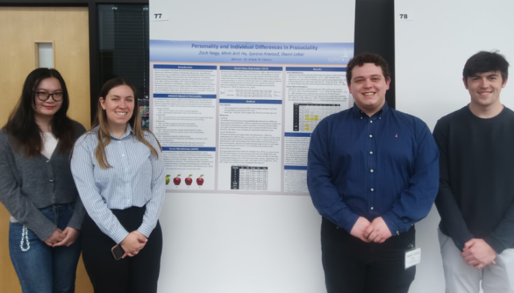 Student research team group photo.