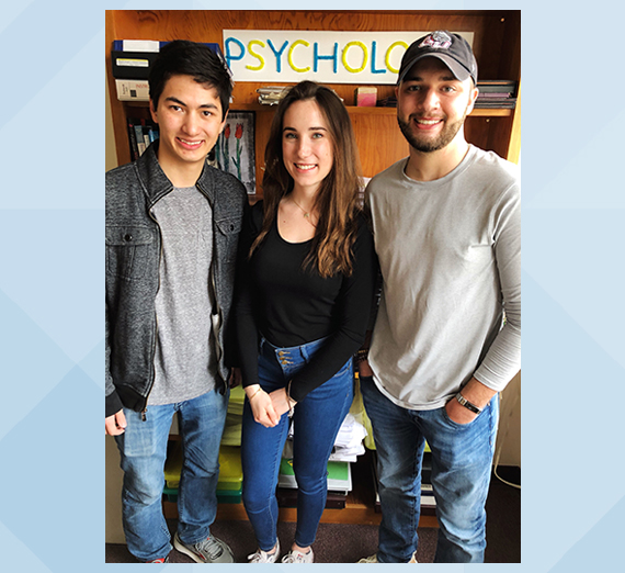 3 Psychology lab assistants.