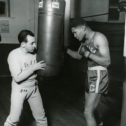 Carl Maxey boxing
