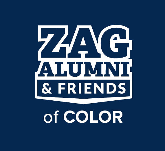 Zag Alumni and Friends of Color Logo