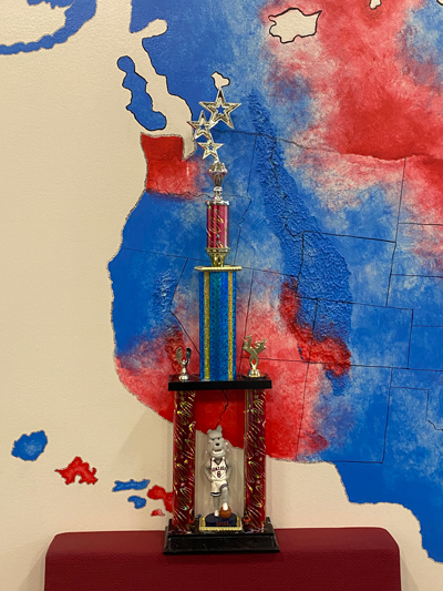 Alumni Golf Tournament trophy