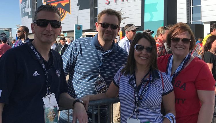 Colleagues at the Final Four