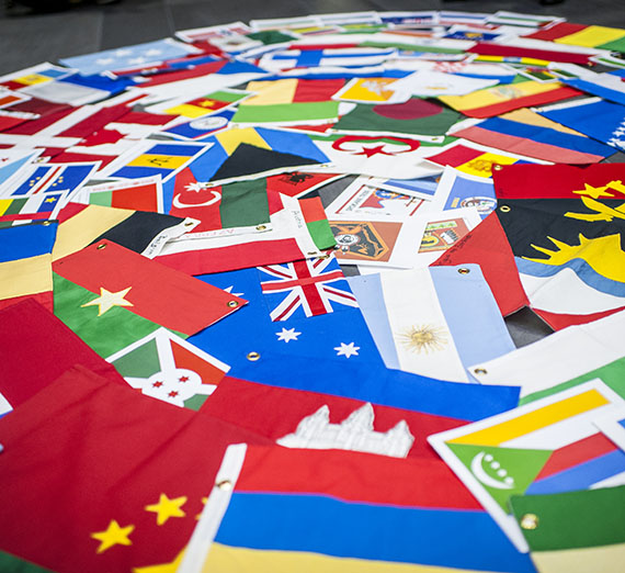 World Peace Flag Ceremony