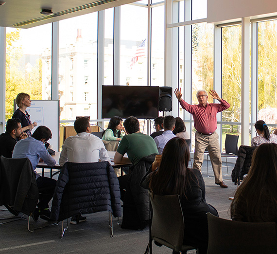 Students in the Innovative Leadership Immersion program at Gonzaga.