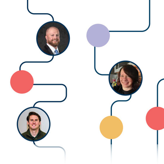A graphic with Gonzaga graduate and certificate program participants