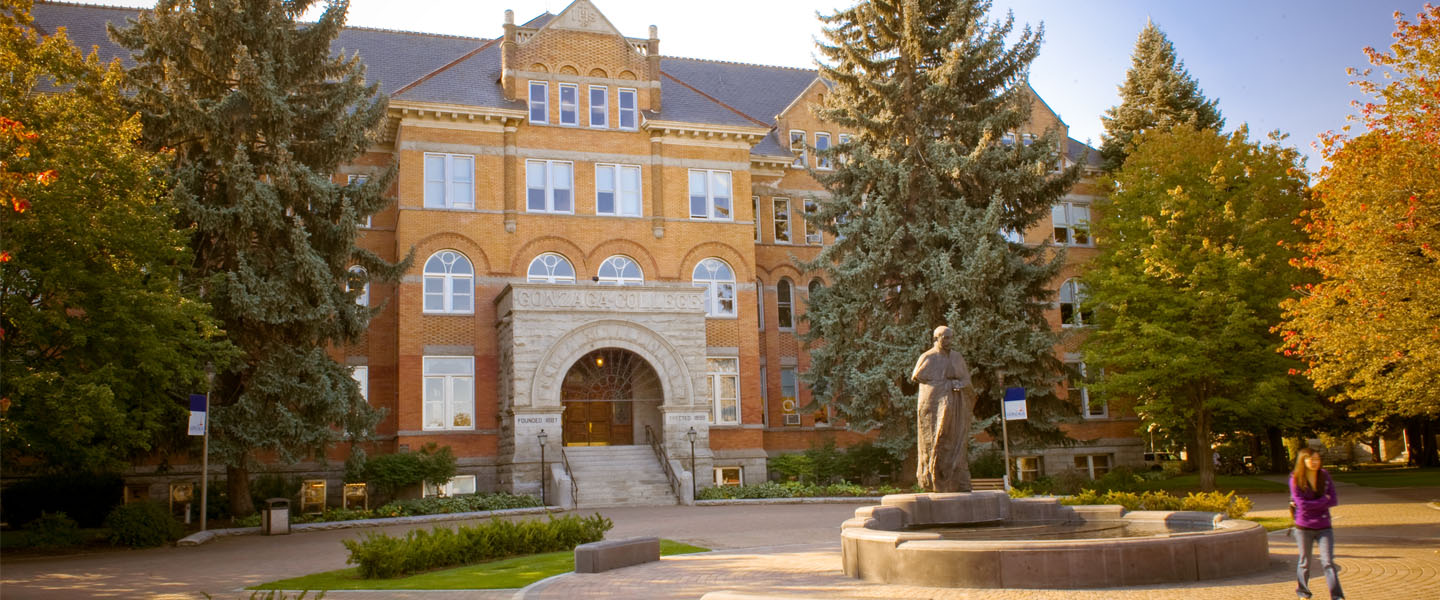 front of College Hall 