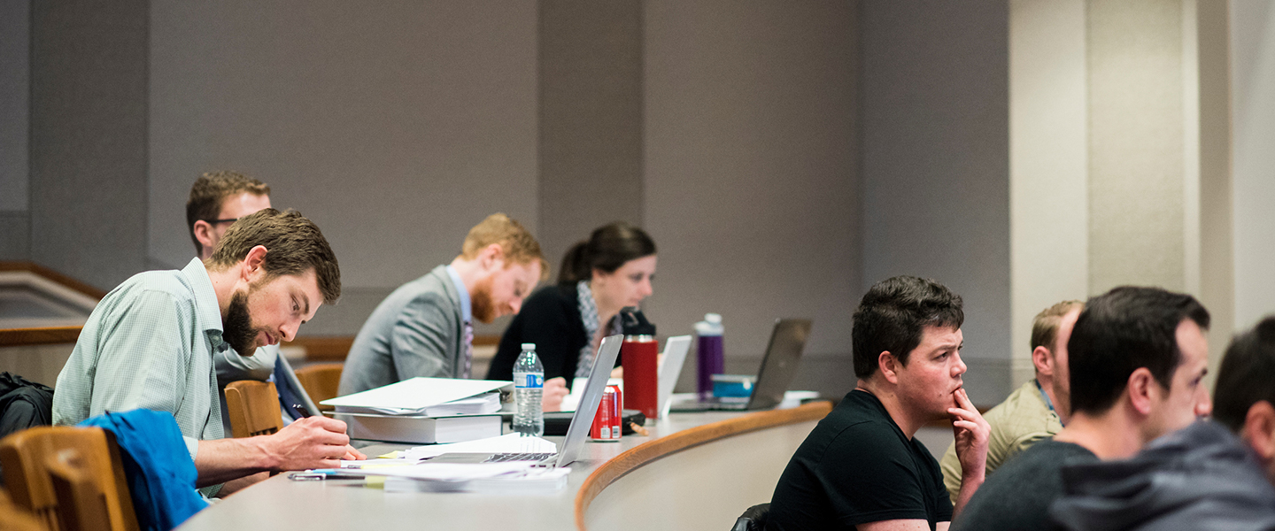Audience listening at the 2018 GJIL Symposium 