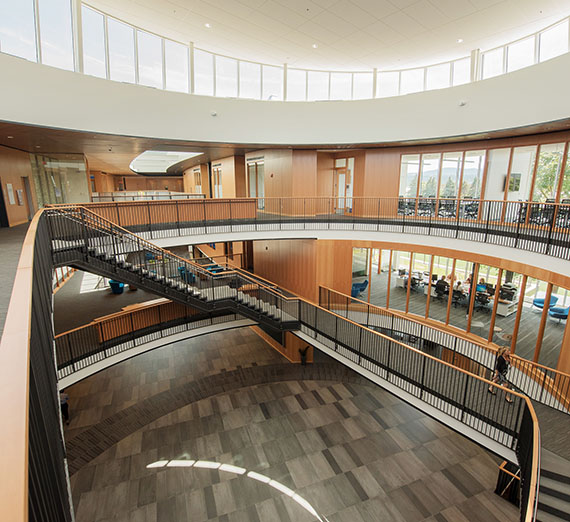 Hemmingson Center rotunda.