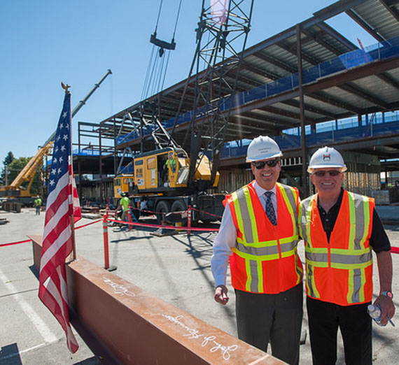 Hemmingson Center construction