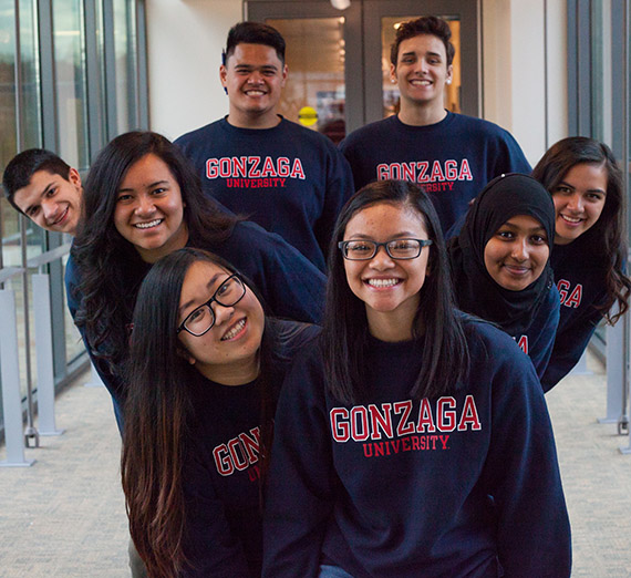 Diversity at Gonzaga - students.