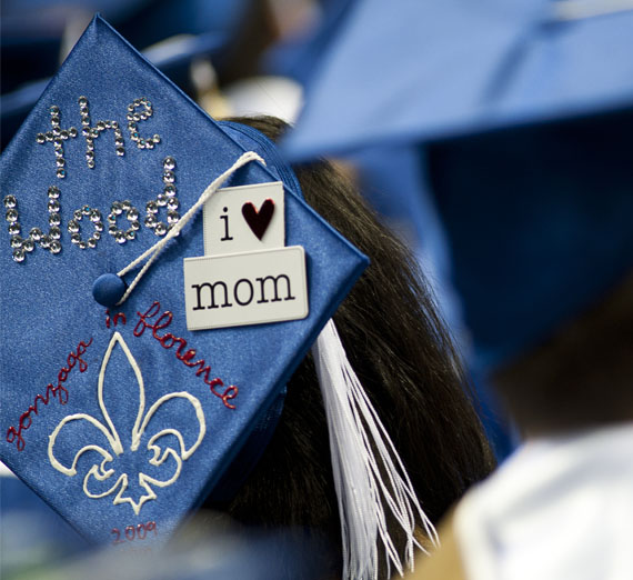 decorated graduation cap 