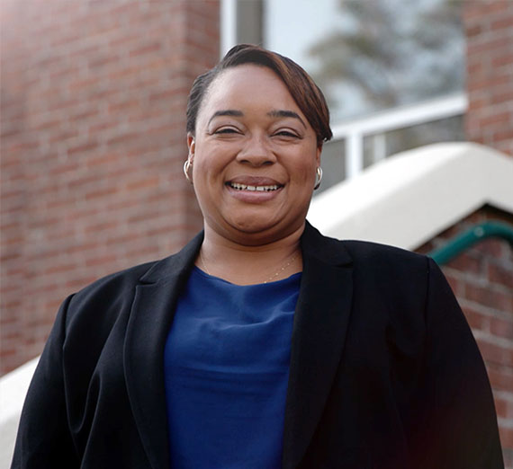 Principal of Spokane International Academy and Gonzaga University alumna, Morgen Flowers ('03 B.A. English, '07 M.A. School Counseling)