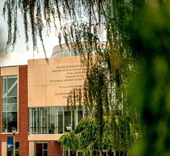 front of hemmingson center