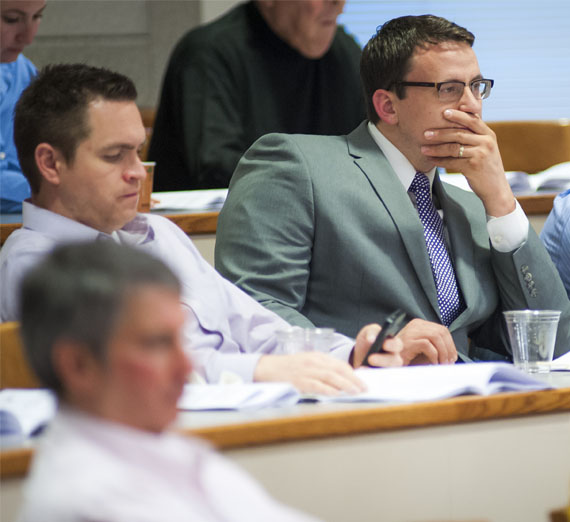 law students listening to lecture 