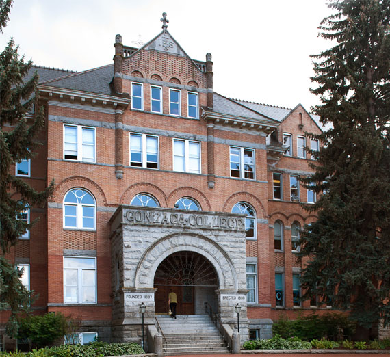 College Hall on Gonzaga's Campus.