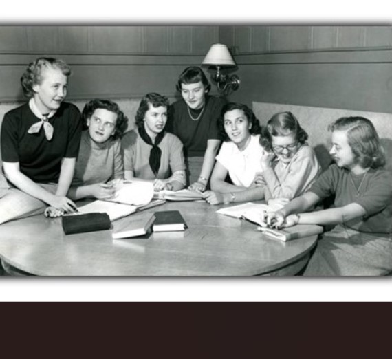 Study group on campus