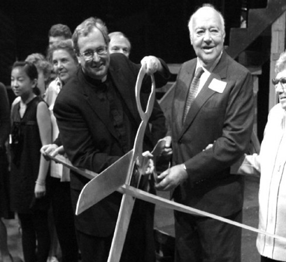 Father Spitzer and Harry Magnuson