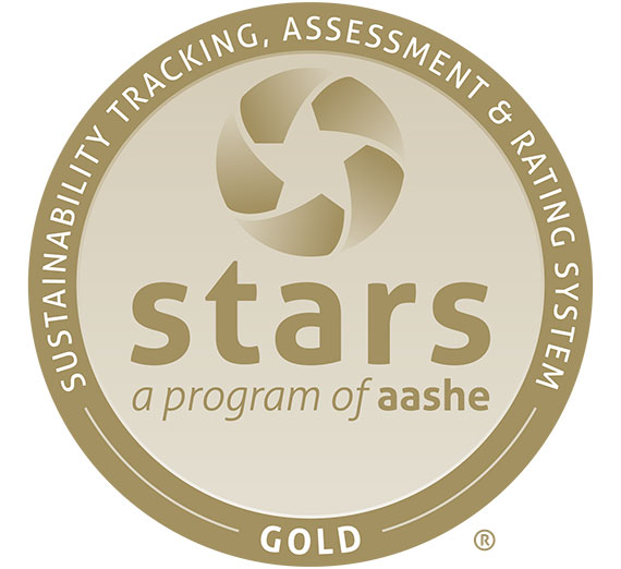 Sustainability Tracking, Assessment & Rating System Gold Seal Logo