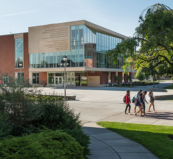 Exterior of Hemmingson Center.