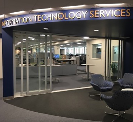 Newly renovated ITS Lobby