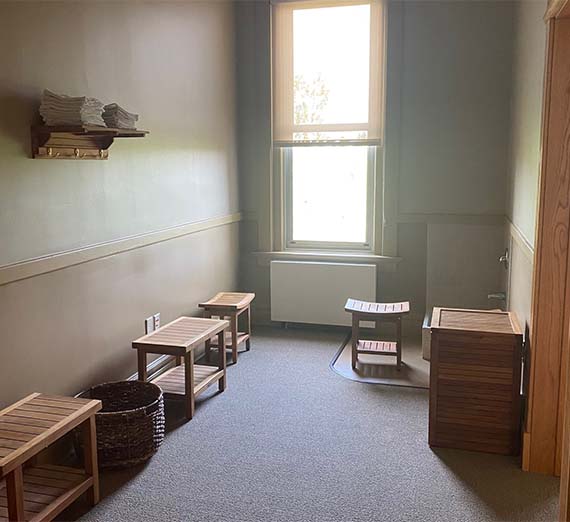 A space dedicated to sacred space for community members of the Muslim religion.