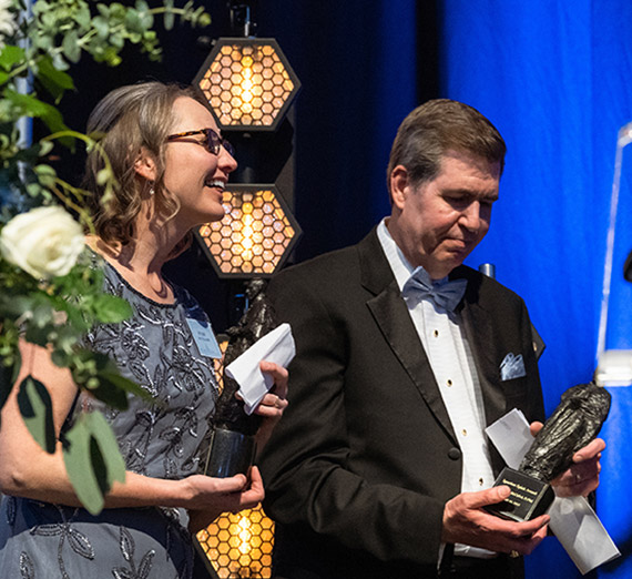 Thayne and Julie McCulloh at the 2025 Ignatian Gala