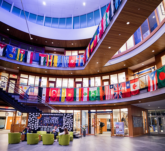 Hemmingson Rotunda on the International Day of Tolerance