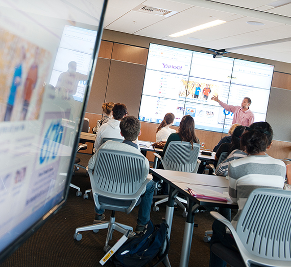students in Algorithmic Art class