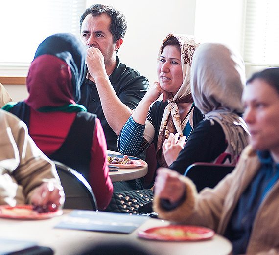 Refugees in school