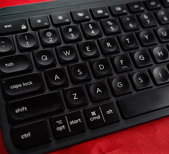 close up of keyboard