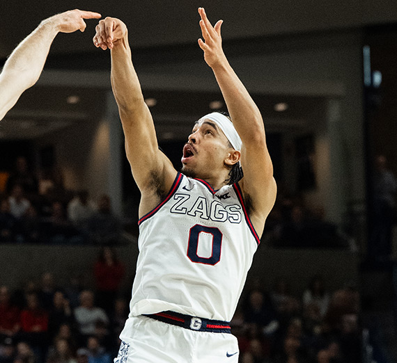 Gonzaga men's basketball player Andrew Nembhard