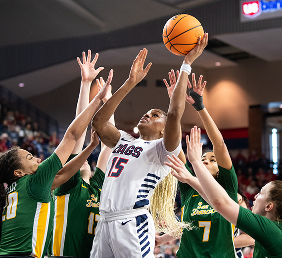 Gonzaga women's basketball player Yvonne Ejim.