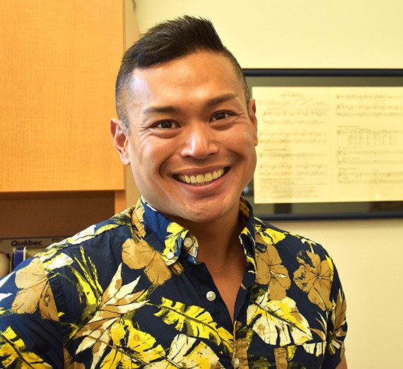 Daniel Dangca, senior coordinator of Liturgical Life in University Ministry at Gonzaga 
