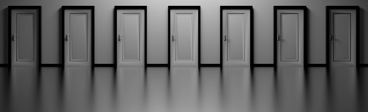 Decorative images of interior doors.