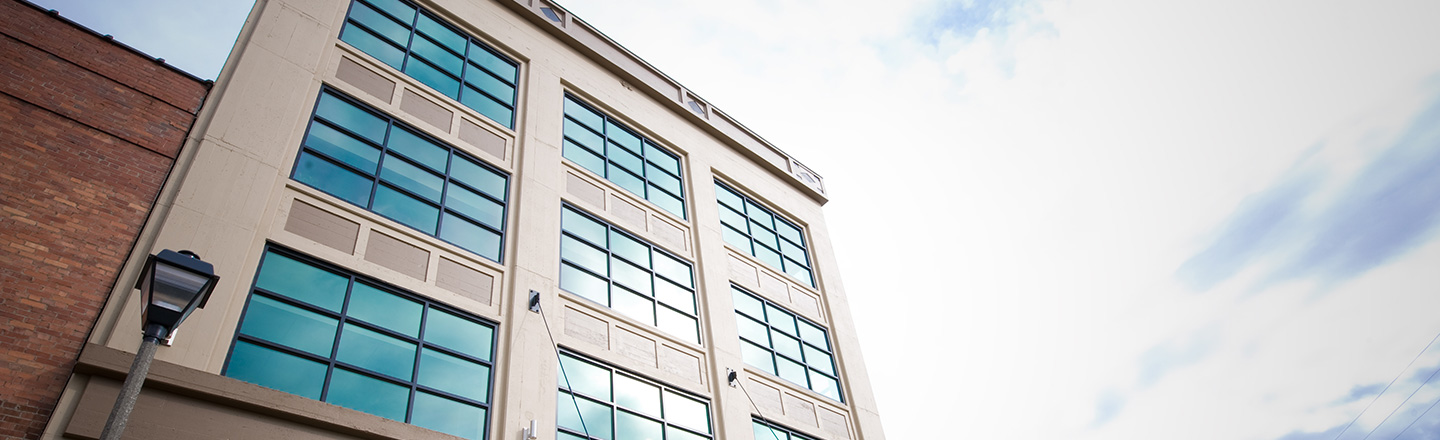 Gonzaga University Tilford building exterior and sky