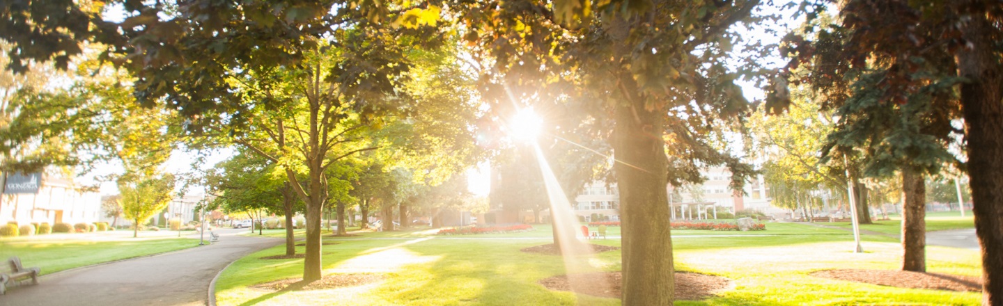 Morning at Gonzaga University.