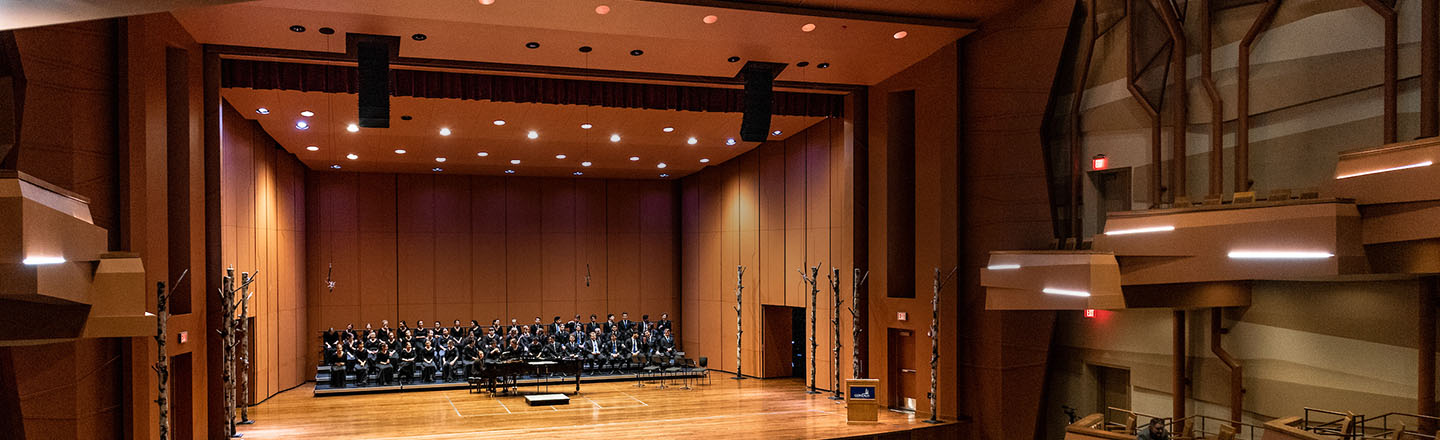 Coughlin Theater stage and balcony