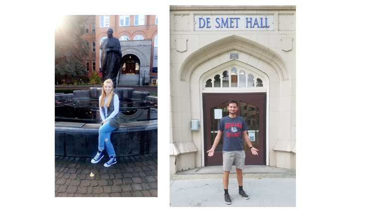 Sponsored Zags Peter Larson and Suzanna Bilderback