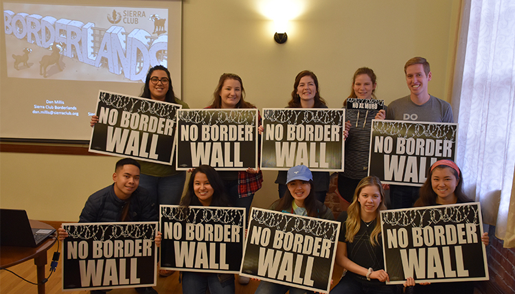 Gonzaga students gather at Sierra Club to learn about Borderlands program
