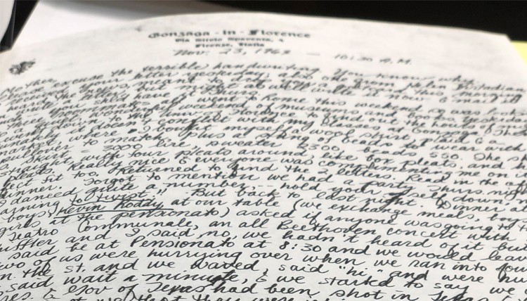 Mary Katherine Shaw's letters