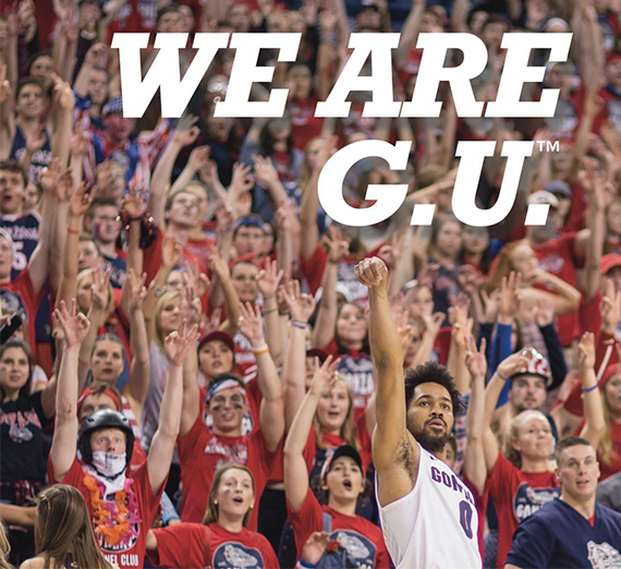 The cover of the book depicts the student section watching a player take a free throw. 